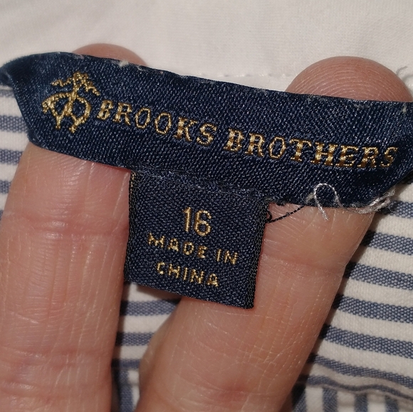 Brooks Brothers Seersucker Striped Shorts Size 16 - Picture 4 of 5